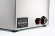 Stainless steel tabletop electric bain-marie with knob control and single 1/1 GN container view 2