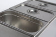Stainless steel tabletop electric bain-marie with knob control and single 1/1 GN container view 5