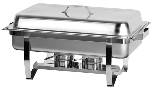Stainless steel tabletop chafing dish with 1/1 GN pan cavity and water bath
