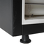 Black and stainless steel countertop milk cooler with integrated container and 7mm milk outlet. view 7