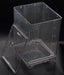 Transparent plastic milk container with 4.5 litre capacity