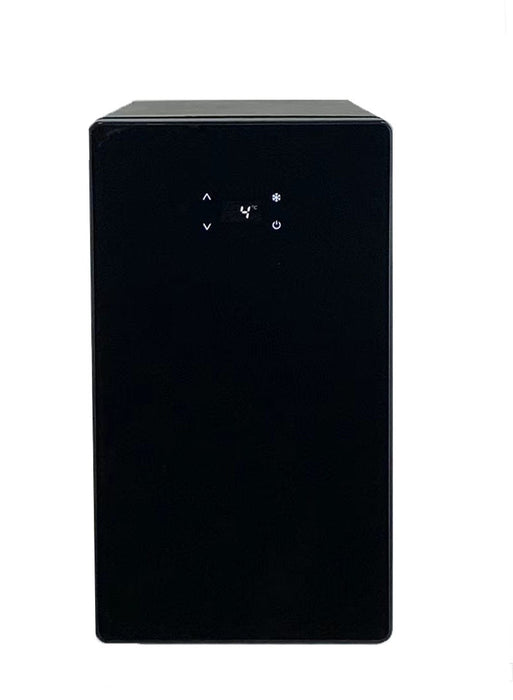 Black countertop milk cooler with touch screen control and milk container, 220mm wide view 7