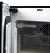 Black countertop milk cooler with touch screen control and milk container, 220mm wide view 6