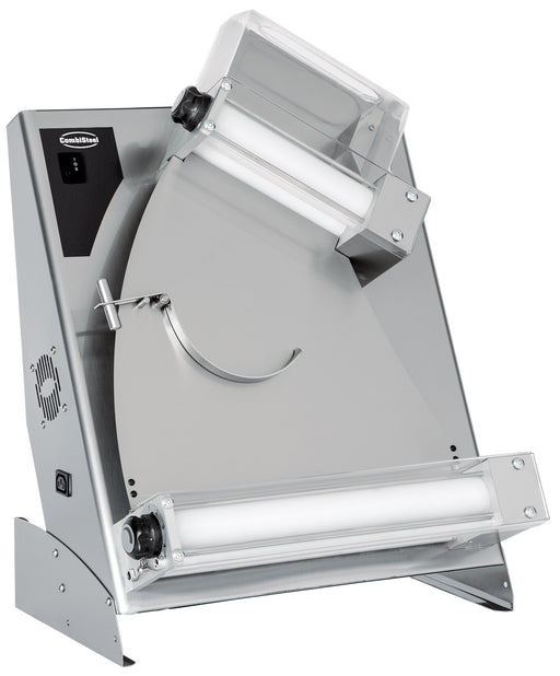 Combisteel dough roller machine with rollers and adjustable thickness control