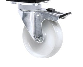Castors set for Combisteel pizza oven support frame
