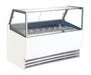 Combisteel BORNEO white ventilated chest freezer with LED lighting and digital controls