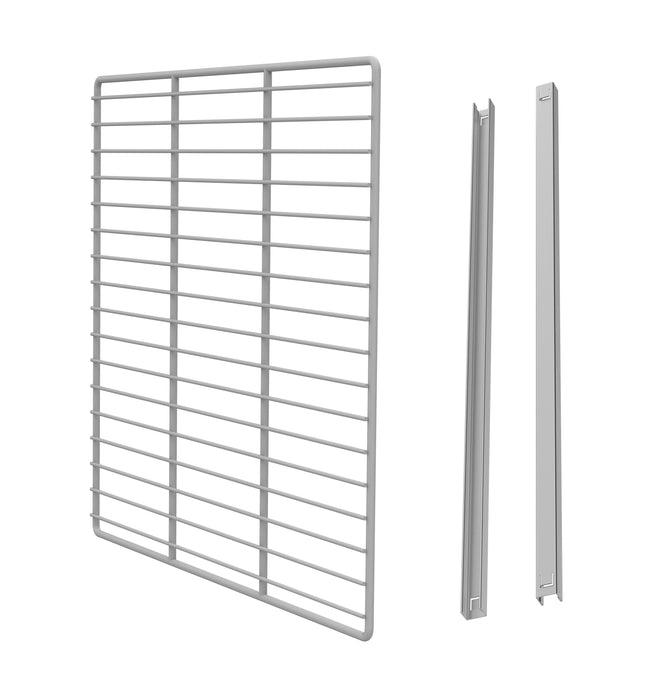 Stainless steel grid with holders for 2/1GN gastronorm refrigeration units