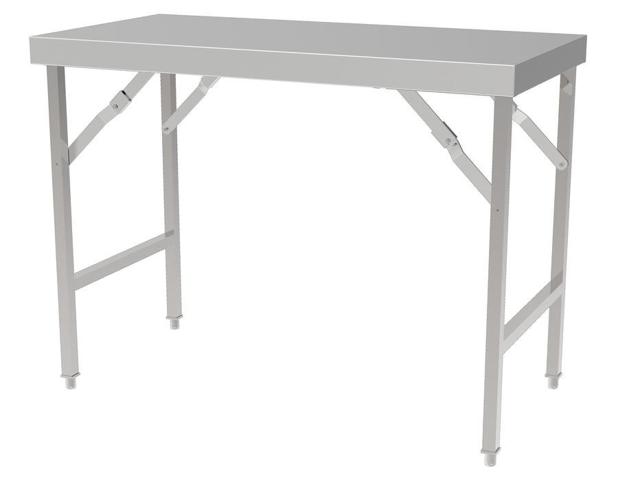 Combisteel TABLE 1500 fold down work table, stainless steel, 1500mm width