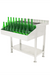 Stainless steel cocktail bar station with 900mm width, compact mixing counter. view 4