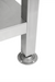 Combisteel stainless steel cocktail bar station with integrated sink and prep surface view 6