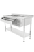 Combisteel stainless steel cocktail bar station with integrated sink and prep surface view 2