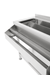 Combisteel stainless steel cocktail bar station with integrated sink and prep surface view 4