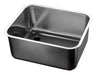 Combisteel stainless steel sink unit, 500x400x300mm with overflow pipe