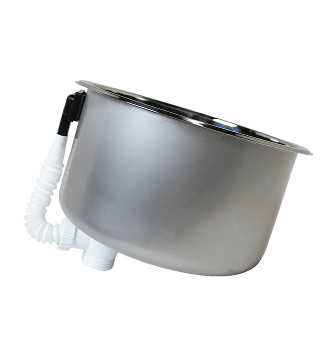 Combisteel SINK 300 stainless steel sink unit with integrated siphon view 2