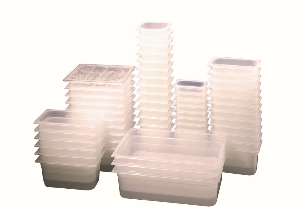 Polypropylene GN 1/1 food storage container, 100mm height