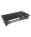 Combisteel drop-in induction stove with two cooking hobs and knob controls view 5