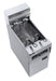Stainless steel freestanding electric fryer with single 25 litre tank and digital display view 2