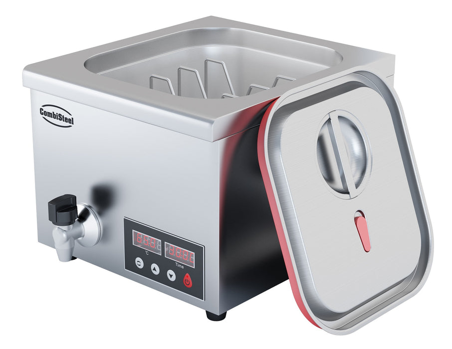 Combisteel stainless steel tabletop sous-vide water bath unit