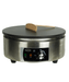 Stainless steel tabletop crêpe maker with 400mm diameter cast iron cooking plate view 5