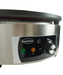 Stainless steel tabletop crêpe maker with 400mm diameter cast iron cooking plate view 7