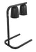 Black aluminium telescopic heat lamp with adjustable height mechanism view 2