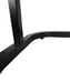 Black aluminium telescopic heat lamp with adjustable height mechanism view 7