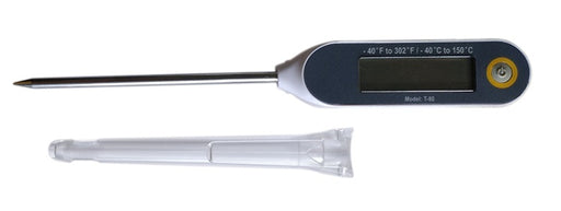 Combisteel waterproof digital pocket thermometer with LCD display and metal probe