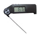 Combisteel folding probe pocket thermometer with temperature range display