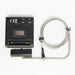 Compact digital thermometer with timer display and magnetic back mount view 3