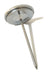 Stainless steel meat thermometer with 73mm dial face and 115mm probe view 3