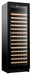 Combisteel 325 litre single zone wine cooler, black freestanding cabinet with LED lighting