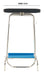 Stainless steel pedal controlled trash bag holder with foot pedal mechanism view 6