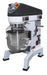 White Combisteel 10 litre planetary mixer with dough hook, whisk and flat mixing arm accessories