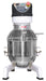 White Combisteel 20 litre planetary mixer with bowl, whisk, dough hook and flat mixing arm view 2