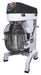 White Combisteel 40 litre planetary mixer with bowl, whisk and dough hook attachments.
