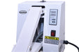 White Combisteel manual dough press with 458mm diameter heated plate view 3