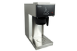 Combisteel stainless steel filter coffee machine with glass jug, front view view 3