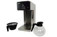 Combisteel stainless steel filter coffee machine with glass jug, front view view 4