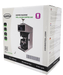 Combisteel stainless steel filter coffee machine with glass jug, front view view 7