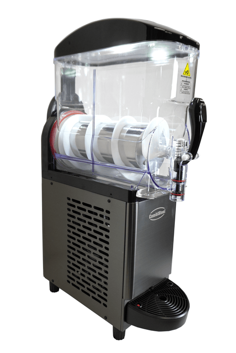 Black tabletop granita machine with digital display and push-button controls view 6