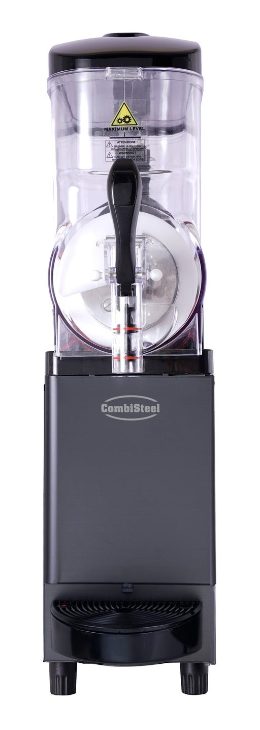 Black tabletop granita machine with digital display and push-button controls view 2