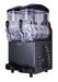 Black tabletop granita machine with two 12-litre bowls and digital display panel