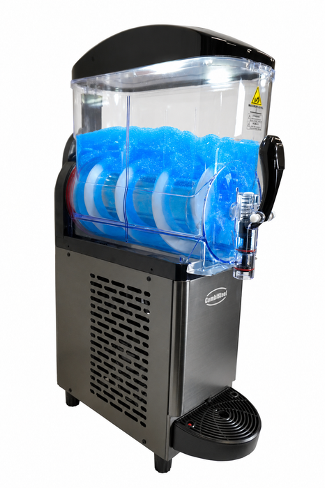 Black tabletop granita machine with digital display and push-button controls view 4