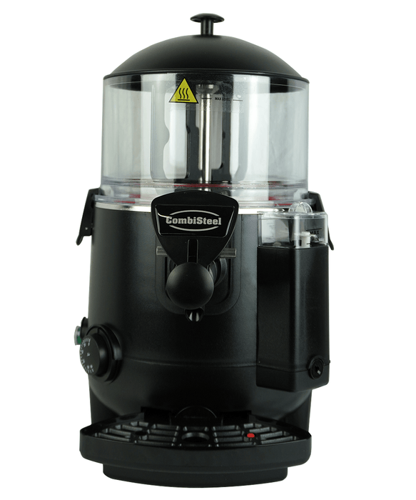 Black Combisteel hot chocolate dispenser with 5 litre capacity and heating system view 3