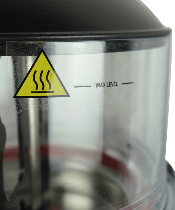 Black Combisteel 10 litre hot chocolate dispenser with bain-marie heating system view 7