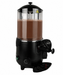 Black Combisteel 10 litre hot chocolate dispenser with bain-marie heating system view 3