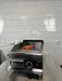 Stainless steel gas griddle with chrome cooking surface and control knob view 5