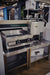 Combisteel CHROME 650 stainless steel tabletop gas griddle with two burners and chromed cooking surface view 5