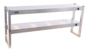 Stainless steel 2 tier heated overshelf with halogen heating elements, tabletop model. view 4