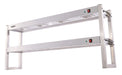 Stainless steel 2 tier heated overshelf with halogen heating elements, tabletop model. view 5